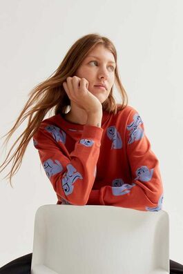 SUDADERA CON ESTAMPADO BROWN DOG